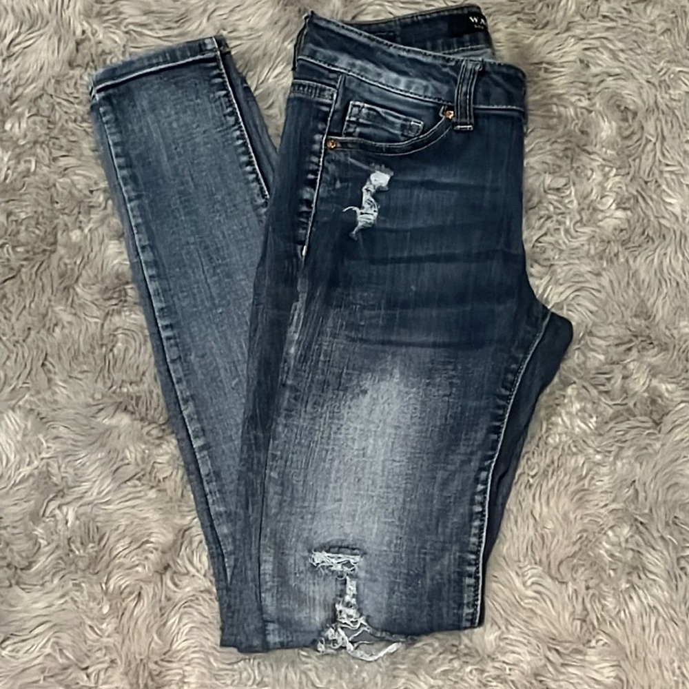 Wax Jeans Los Angeles size 0 skinny blue jeans